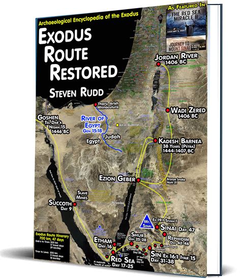 The Exodus Route Travel Times Distances Rates Of Travel Days Of The Week