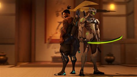 1920x1080 Genji And Hanzo Laptop Full Hd 1080p Hd 4k Wallpapers Images