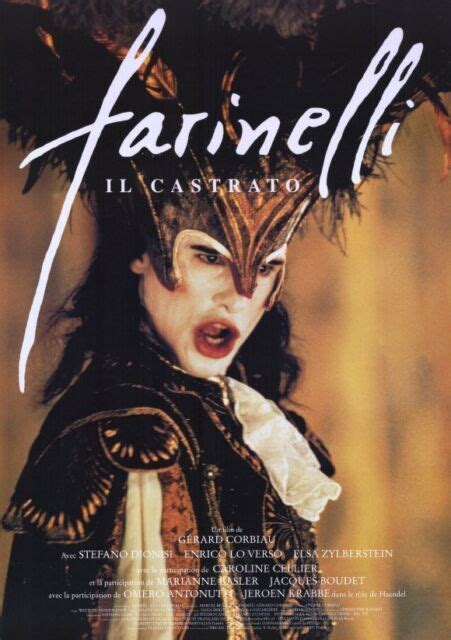 Farinelli Movie Poster 27x39 Ss Stefano Dionisi Enrico Lo Verso Elsa