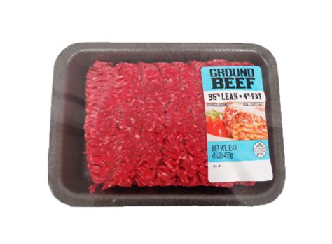 Kroger 96 Lean Ground Beef 1 Lb Kroger