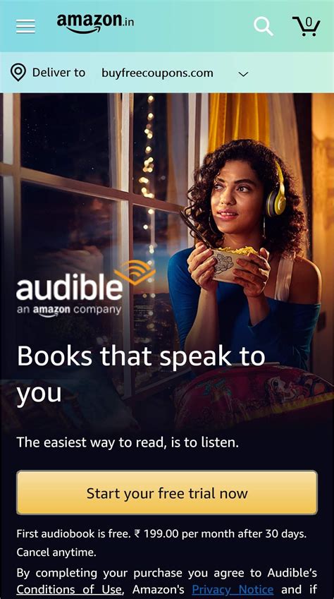 Earn even while you spend and enjoy benefits on every purchase you make use this card on amazon pay and you earn 2% back on the payments you make to over 100 partner merchants of amazon pay. Get Amazon Audible Free Membership Using Virtual Cards - buyfreeecoupons