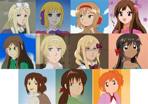 Aph Girls X Other Anime Style By Chantalwut On Deviantart