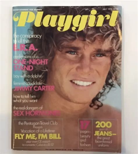 Vintage Playgirl Magazine Entertainment July Good Picclick