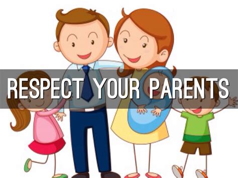 Respect Your Parents Clipart Clipground