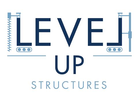 Level Up Structures Logo Design Eyely Design