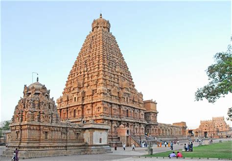 Le Temple De Brihadishwara Tanjore Inde Le Vimana Haut Flickr