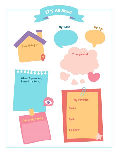 All About Me Back To School 10 Free Pdf Printables Printablee