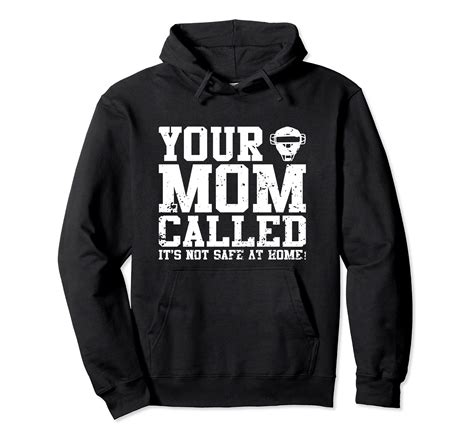 Funny Baseball Catcher Hoodie Cool T Boy Pullover Hoodie
