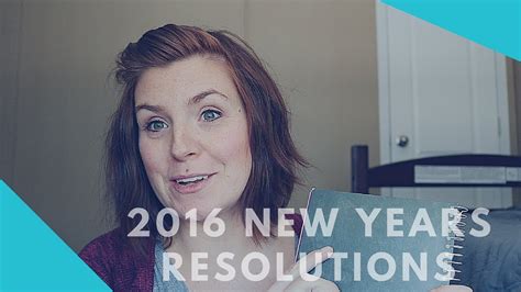 Chatty Vlog My 2016 New Years Resolutions Youtube