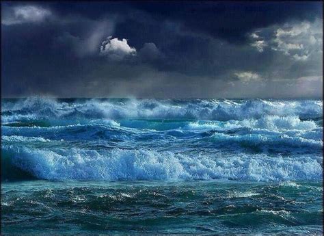Approaching Storm Ocean Waves Ocean Wallpaper Waves