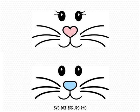 Easter bunny rabbit face svg cuttable design. 50+ Free Bunny Face Svg Background Free SVG files | Silhouette and Cricut Cutting Files