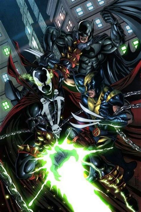 Spawn Vs Batman Vs Wolverine Spawn Comics Superhero Comic Comic