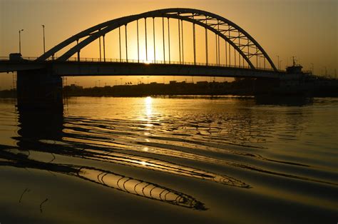 Free Images Sea Water Horizon Sunrise Sunset Bridge Sunlight