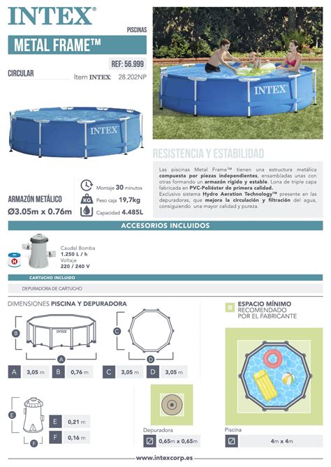 Buy Intex 28202uk 10ft X 30in Metal Frame Swimming Pool With Filter