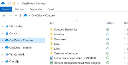 Sinhronizacija Datotek S Storitvijo Onedrive V Sistemu Windows