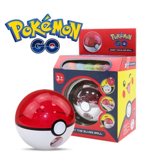 Pokemon Go Toy Pokeball Marble Shooter With 5 Colours Of Launchable