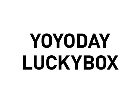 Yoyorecreation Our Lucky Box Celebrating Yo Yo Day June
