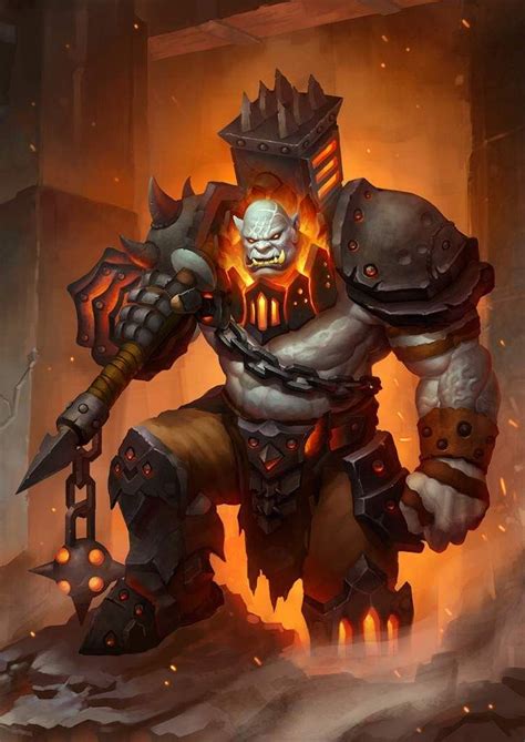 Image Result For Blackhand Iron Horde Art World Of Warcraft Warcraft