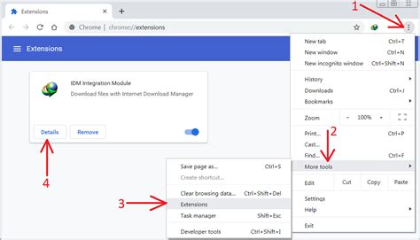 Adds download with idm context menu item for links, adds download panel, and helps to intercept downloads. I do not see IDM extension in Chrome extensions list. How ...
