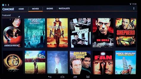 Popcornflix is another popular option for watching movies for free. Android Crackle TV shows and movies app review - YouTube