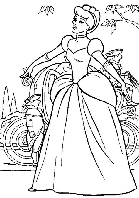 Print And Download Impressive Cinderella Coloring Pages For Little Girls