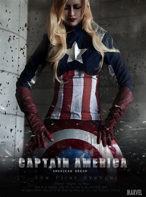 Lady Captain America By Hinosherloki On Deviantart Captain America Cosplay Marvel Cosplay