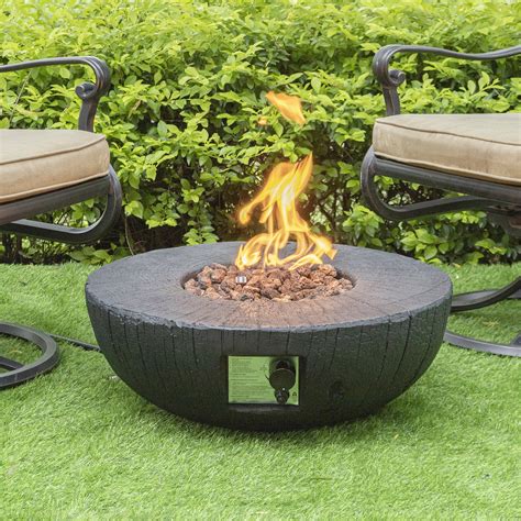 Loon Peak Ronks 10 H X 28 W Iron Propane Outdoor Fire Pit
