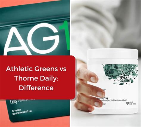 Athletic Greens Vs Thorne Daily Difference Gaining Tactics