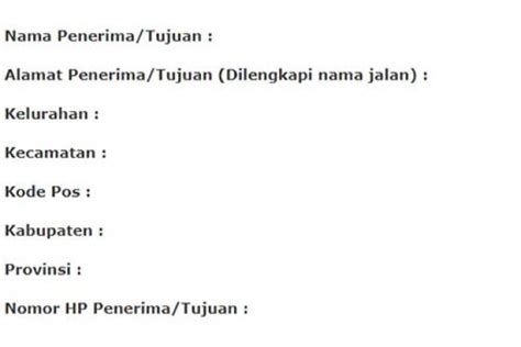 Cara Menulis Alamat Paket JNT Sesuai Standar Ekspedisi