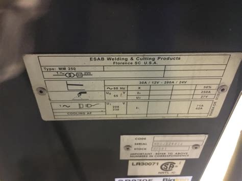 ESAB MigMaster 250 Wire Feed Welder BigIron Auctions