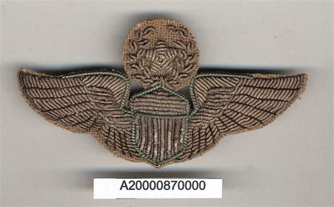 Badge Command Pilot United States Army Air Corps National Air And