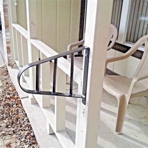 Materials used include pure aluminum, stainless steel, pvc and rigid glass. New Grab Safety Rail WROUGHT IRON HAND RAILING WALL MOUNT RAILS Stairs 1-2 Steps #custommade ...