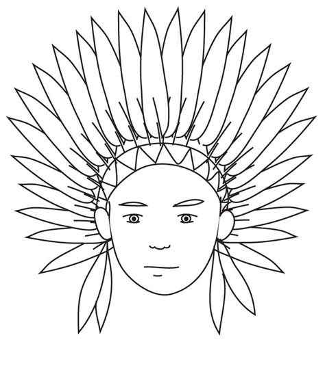 Coloriage indien