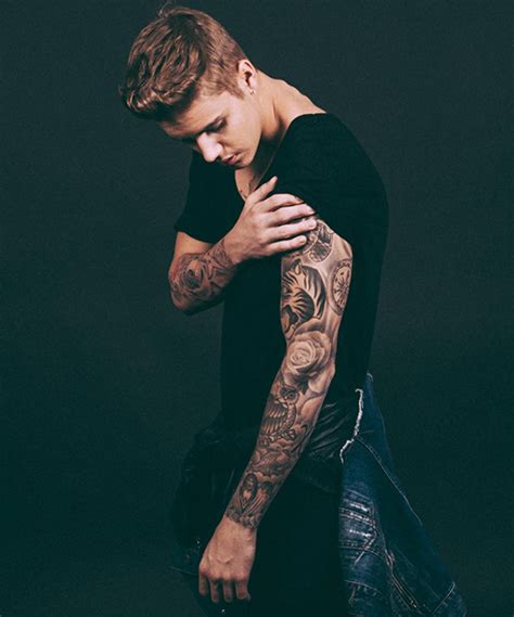 Tattoo Sleeve Tumblr Justin Bieber Tattoos Justin Bieber Posters