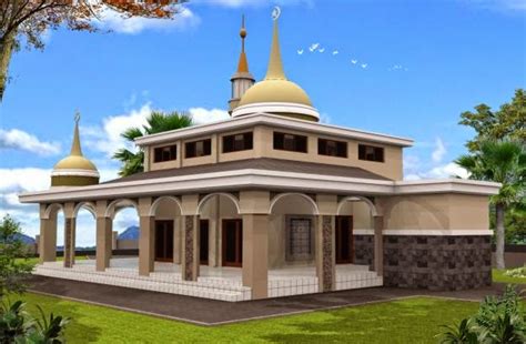 Bukan hanya itu, teras juga merupakan bagian penting yang tampak di bagian depan rumah. 30 Model Masjid Minimalis Dengan Model Masjid Modern dari ...