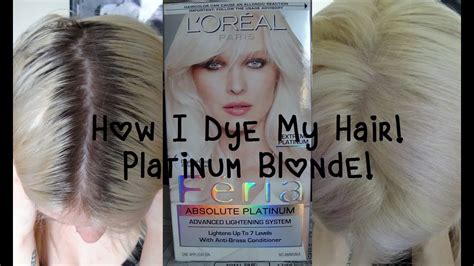 Click here to check out at home hair color tips, along with tricks on how to color hair at home. Updated: How I Dye My Hair|Platinum Blonde. - YouTube