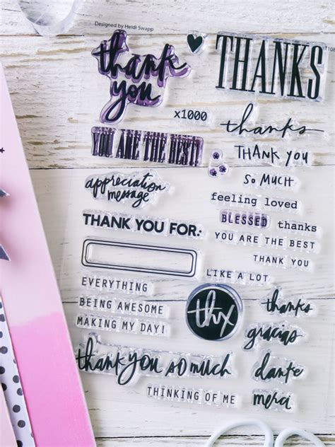 One Way To Use Brand New Heidi Swapp Stamps Laptrinhx News