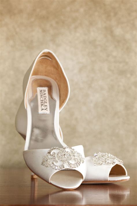 Badgley Mischka Classic Ivory Wedding Shoes