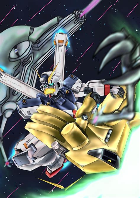 Gundam Art Nautilus Mecha Unicorn Fight Vehicles Artwork