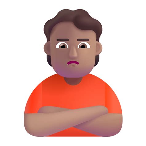 Person Pouting 3d Medium Icon Fluentui Emoji 3d Iconpack Microsoft