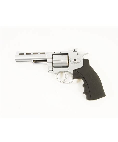 Hfc C02 4″ Full Metal Silver Revolver 110085 Dk Armaments