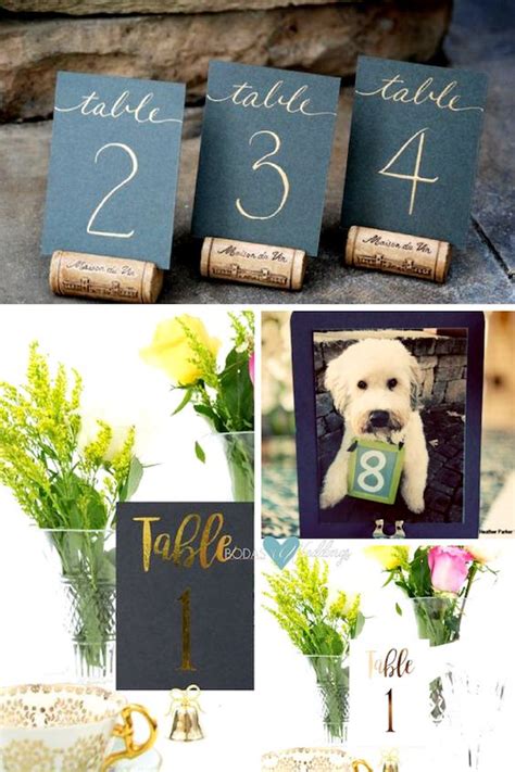 51 Unique Table Number Ideas for Wedding Receptions (and DIYs)