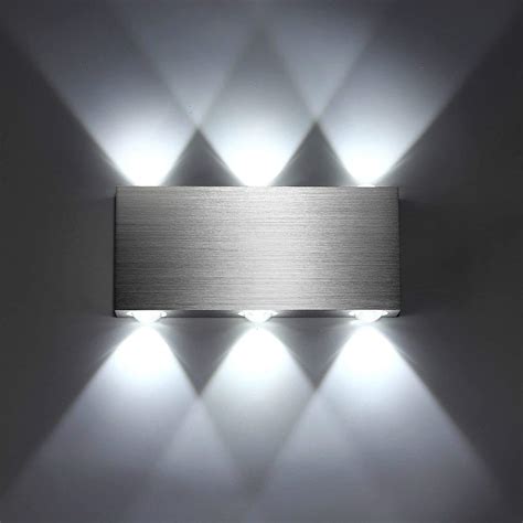 Buy Lightess 6w Led Wall Light Indoor Modern Up Down Wall Light Brushed