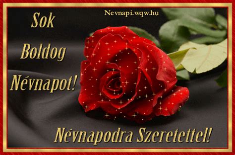 Jóska, sára, tercsi, fercsi, kata, klára, s valahány név a naptárba'. Vörös rózsaszál névnapi képeslap nőknek | NÉV ÉS ...