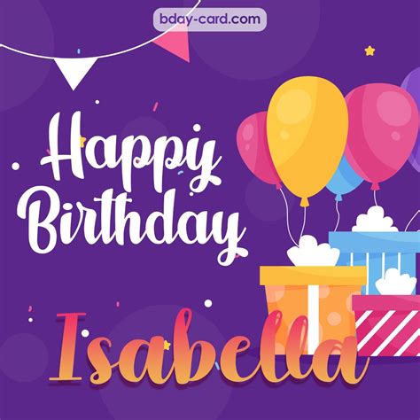 Birthday Images For Isabella 💐 — Free Happy Bday Pictures And Photos