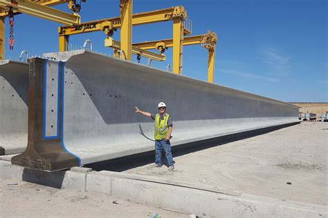 County Materials Produces Largest Bridge Girders To Date