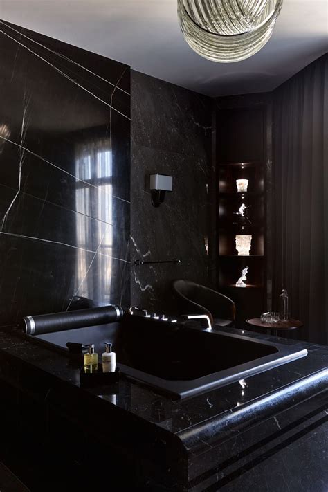 Luxury Black Bathroom L Bellardo Interior Design L Премиум черная