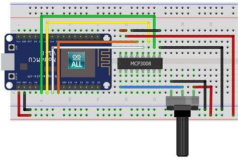 Tutorial How To Wire Up Mcp3008 Adc On Nodemcu Esp8266 Or Images