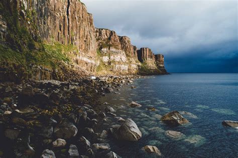 Kilt Rock Cliffs From The Shoreline Explorest