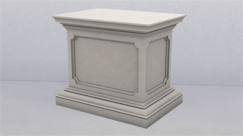 Mod The Sims Pedestal With Panels